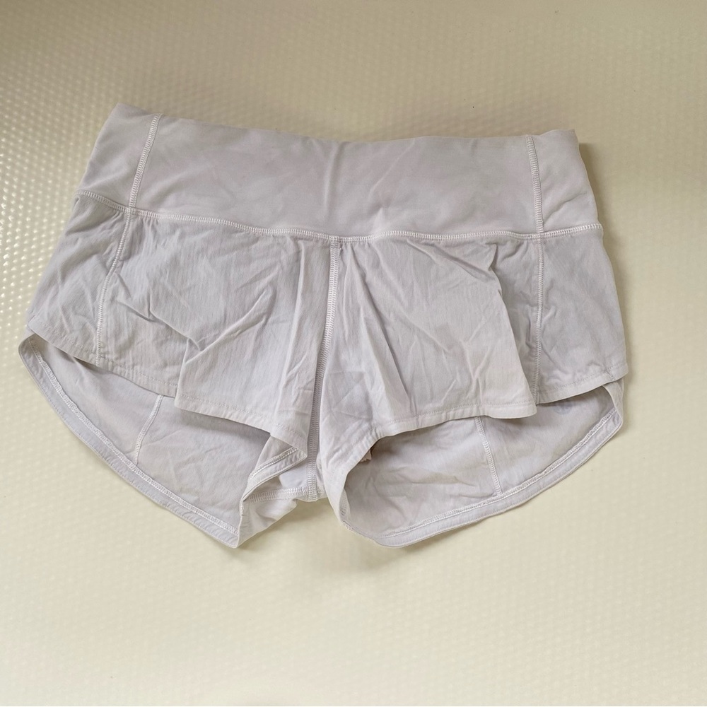 Lululemonn speed shorts. Light blue